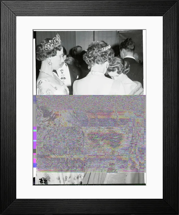 Framed Print : Duchess Marina Speaking With Helen zu Toerring-Jettenback Framed Print : Duchess Marina Speaking With Helen zu Toerring-Jettenback