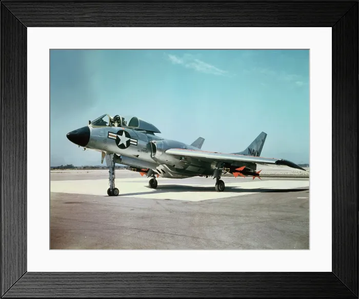 Framed Print : Sparrow I Missiles on Navy Jet Framed Print : Sparrow I Missiles on Navy Jet