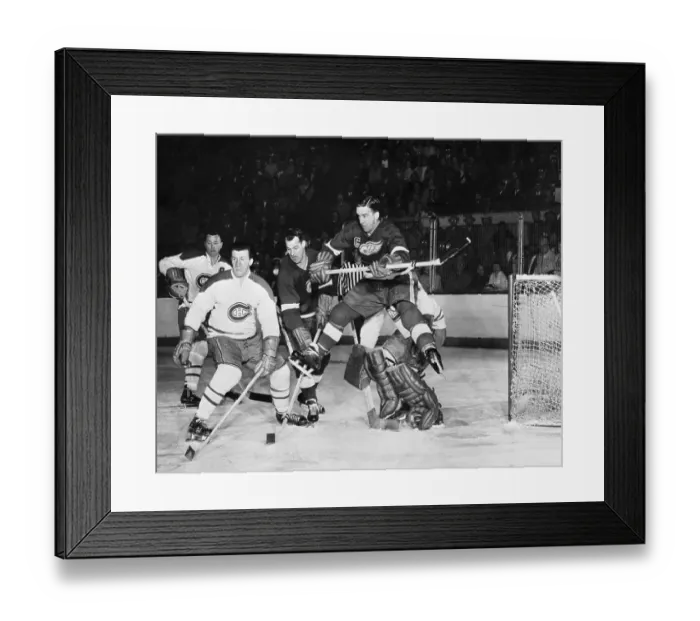 Framed Print : Gordie Howe During Stanley Cup Hockey Game Framed Print : Gordie Howe During Stanley Cup Hockey Game