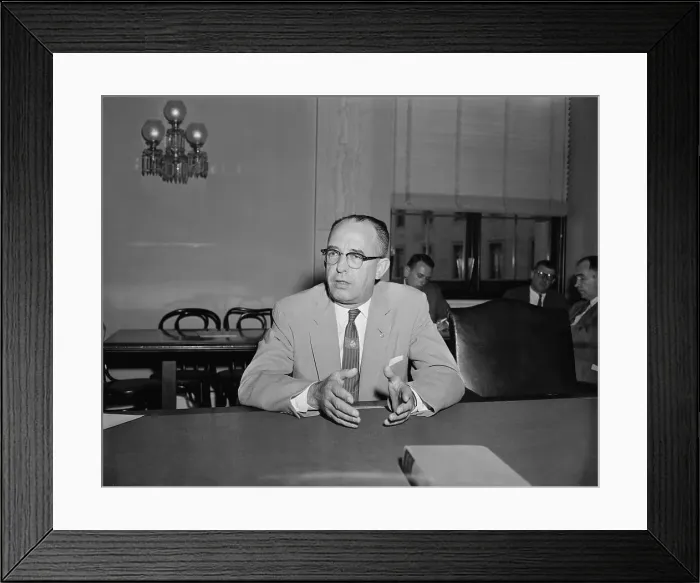 Framed Print : William Parker Testifying Before a Senate Subcommittee Framed Print : William Parker Testifying Before a Senate Subcommittee