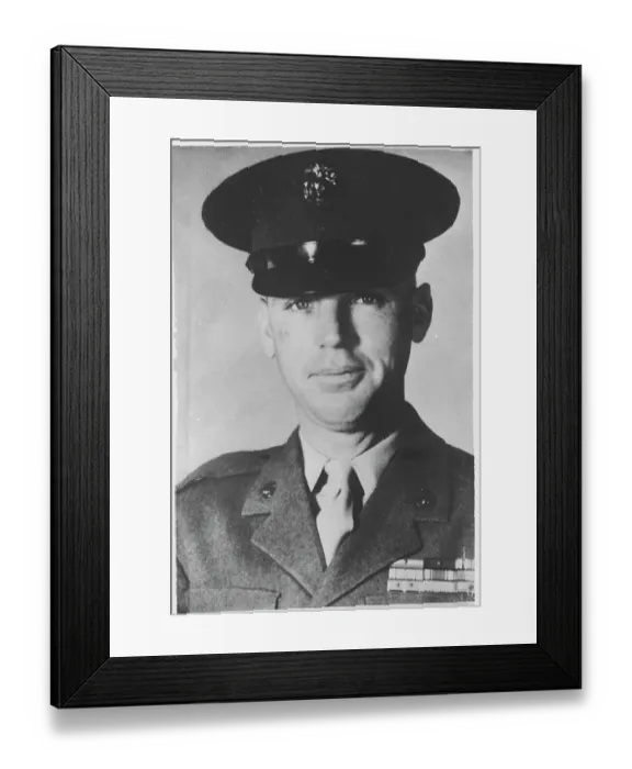 Framed Print : Portrait of Matthew McKeon