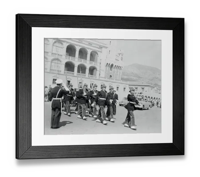 Framed Print : Monacan Troops Performing the Changing of the Guard Framed Print : Monacan Troops Performing the Changing of the Guard