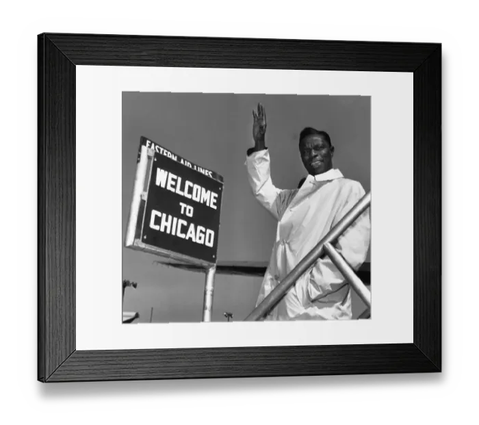 Framed Print : Nat King Cole Waving Framed Print : Nat King Cole Waving