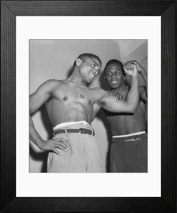 Framed Print : Bobby Bell and Sampling Miguel Berrios Muscles Framed Print : Bobby Bell and Sampling Miguel Berrios Muscles