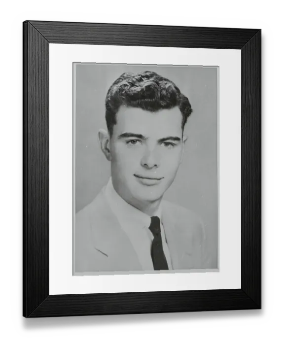 Framed Print : Portrait of Donald O'Shea Framed Print : Portrait of Donald O'Shea