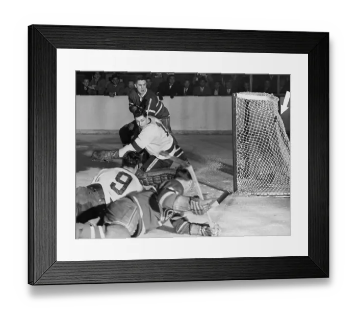 Framed Print : View of Montreal-Detroit Stanley Cup Final
