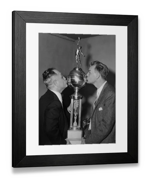 Framed Print : Kissing the Trophy Framed Print : Kissing the Trophy