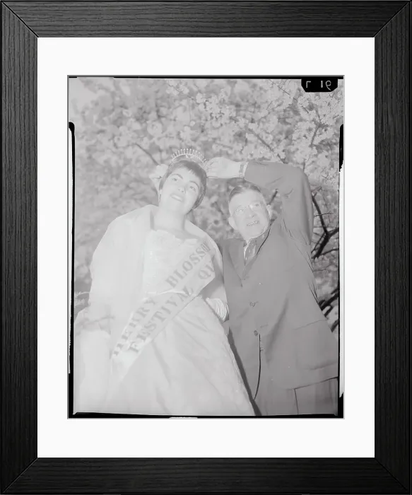 Framed Print : Douglas McKay Crowning Barbara Lyman Framed Print : Douglas McKay Crowning Barbara Lyman