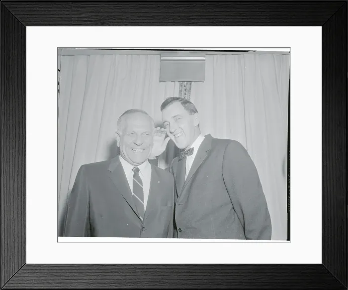 Framed Print : Edmund Muskie and Goodwin Knight Smiling Framed Print : Edmund Muskie and Goodwin Knight Smiling