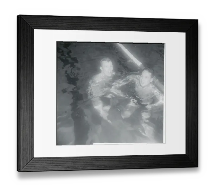 Framed Print : George Breen and Ford Konno Shaking Hands Framed Print : George Breen and Ford Konno Shaking Hands