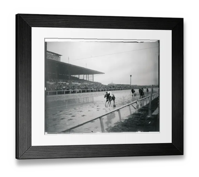 Framed Print : View of Horse Race Framed Print : View of Horse Race