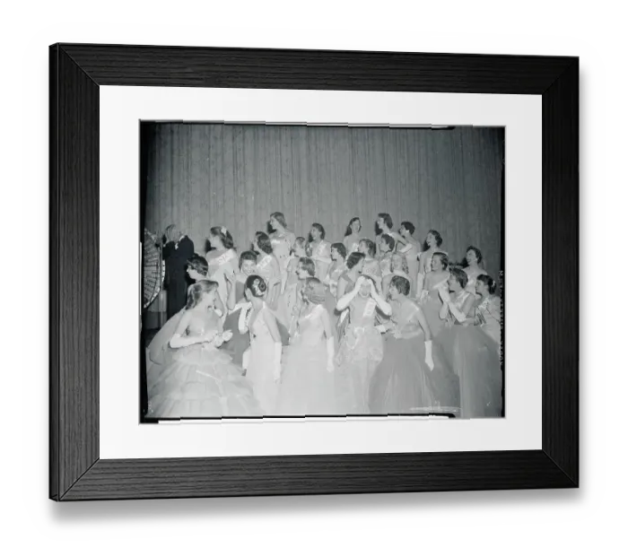 Framed Print : Pageant Contestants Watching a Carnival Wheel Framed Print : Pageant Contestants Watching a Carnival Wheel