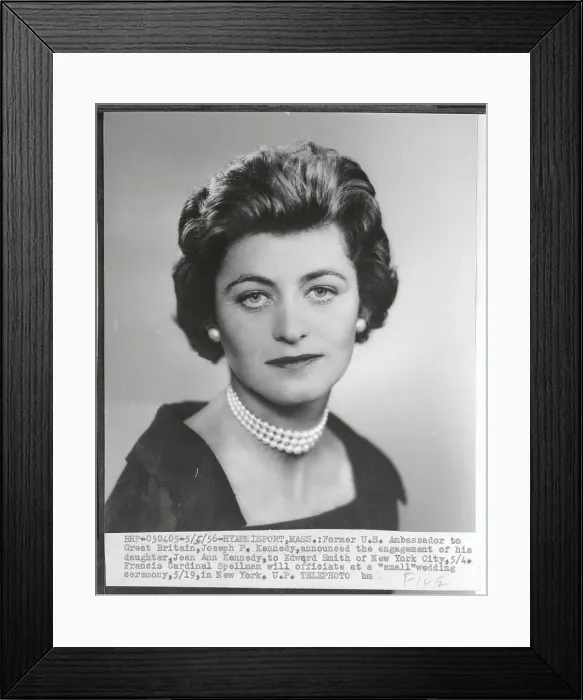 Framed Print : Portrait of Jean Ann Kennedy Framed Print : Portrait of Jean Ann Kennedy