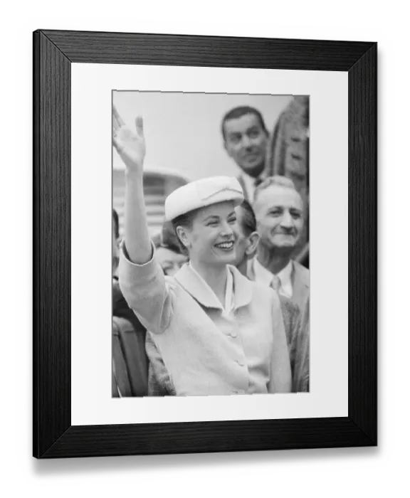 Framed Print : Grace Kelly Sailing to Monaco Framed Print : Grace Kelly Sailing to Monaco