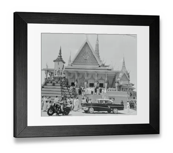 Framed Print : View of Modern Car in Front of Old Throne Hall Framed Print : View of Modern Car in Front of Old Throne Hall