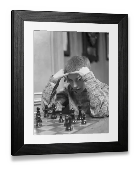 Framed Print : Bobby Fischer Framed Print : Bobby Fischer