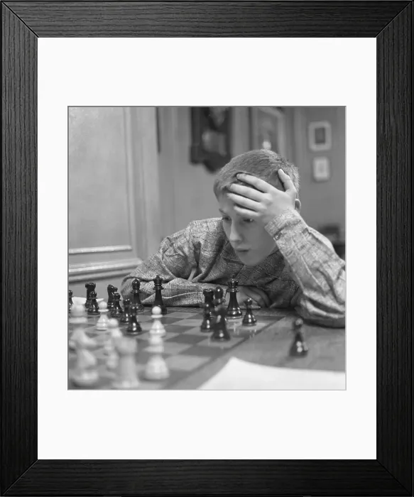 Framed Print : Bobby Fischer Framed Print : Bobby Fischer