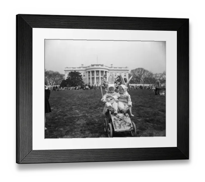 Framed Print : White House Easter Monday Roll Contest Framed Print : White House Easter Monday Roll Contest