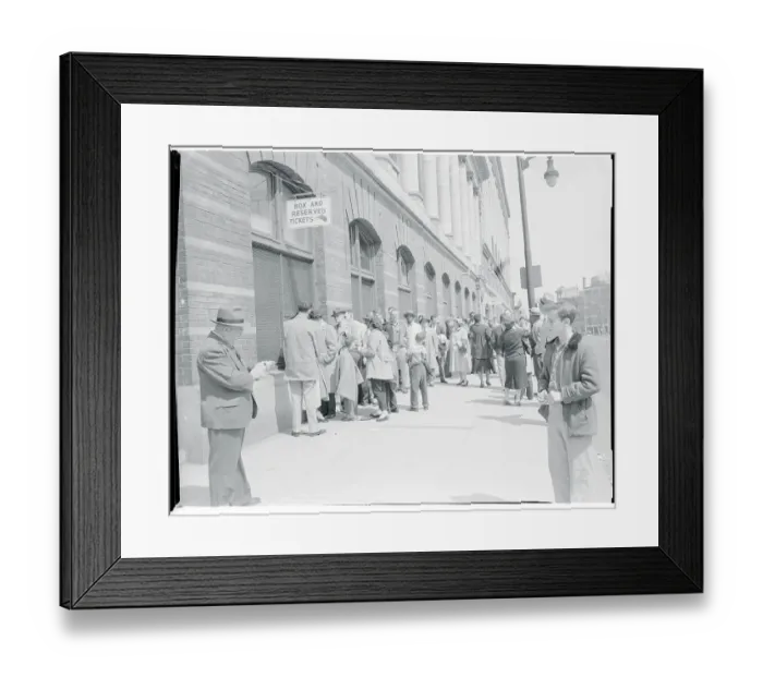 Framed Print : Exterior View of Connie Mack Stadium