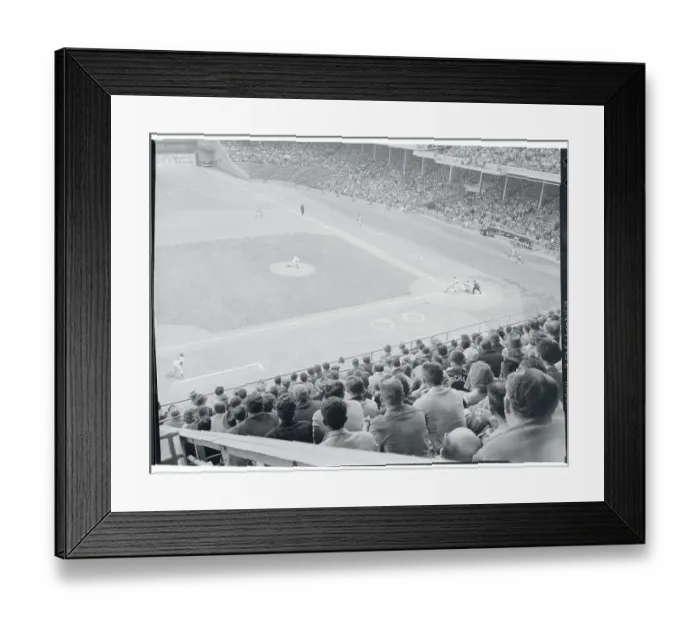 Framed Print : Baseball Game at Connie Mack Stadium Framed Print : Baseball Game at Connie Mack Stadium