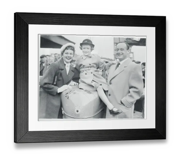 Framed Print : Portrait of Donald Campbell With His Family Framed Print : Portrait of Donald Campbell With His Family
