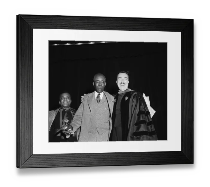 Framed Print : A. Clayton Powell & Ed Nixon Arm-In-Arm Framed Print : A. Clayton Powell & Ed Nixon Arm-In-Arm