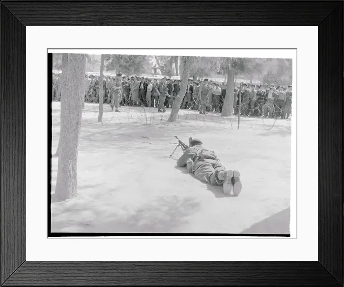 Framed Print : British Soldiers Looking for Suspects Among Cypriotes Framed Print : British Soldiers Looking for Suspects Among Cypriotes
