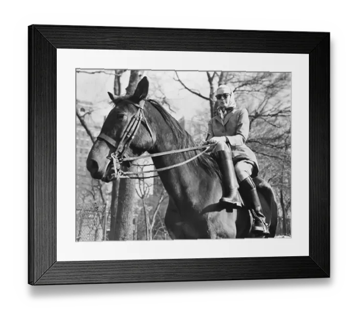 Framed Print : Grace Kelly Riding Side-Saddle Framed Print : Grace Kelly Riding Side-Saddle