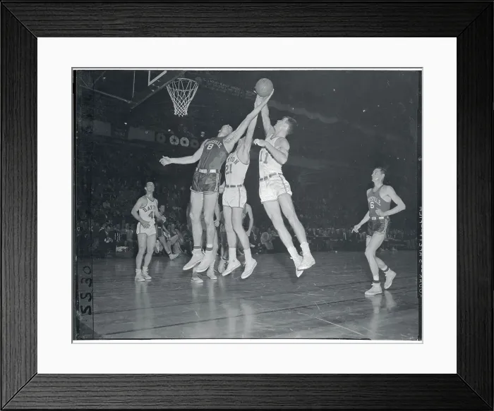 Framed Print : Charlie Tyra Trying to Score a Basket Framed Print : Charlie Tyra Trying to Score a Basket
