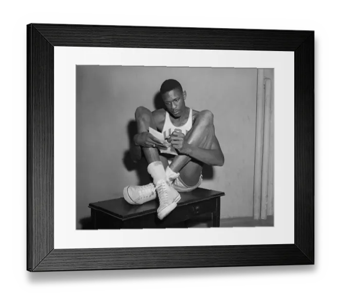 Framed Print : All American Basketball Player Bill Russell Framed Print : All American Basketball Player Bill Russell
