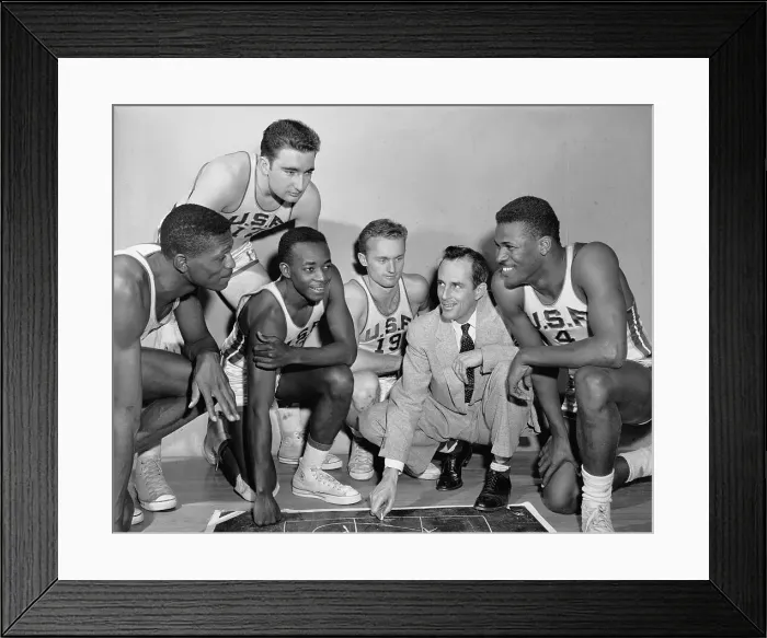 Framed Print : University of San Francisco Basketball Stars Framed Print : University of San Francisco Basketball Stars