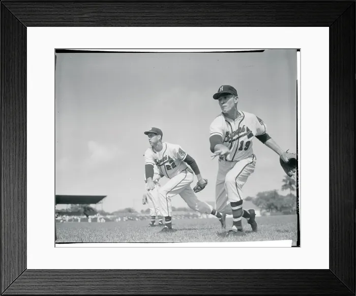 Framed Print : Gene Conley and John Murff Pitching Framed Print : Gene Conley and John Murff Pitching