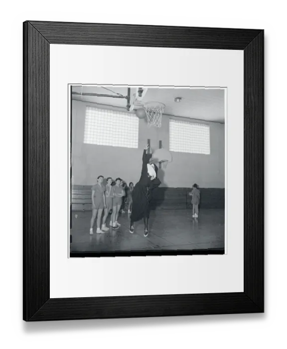 Framed Print : Sister Lawrence Playing Basketball Framed Print : Sister Lawrence Playing Basketball