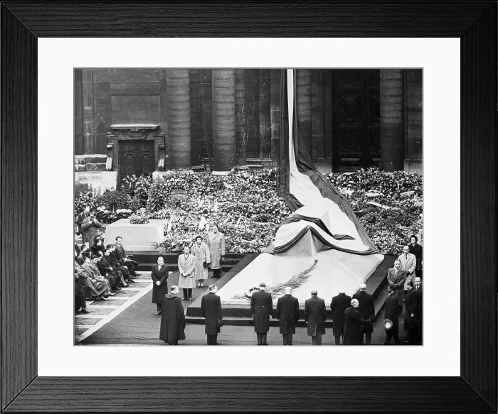 Framed Print : Funeral Of Irene Joliot Curie In Paris Framed Print : Funeral Of Irene Joliot Curie In Paris