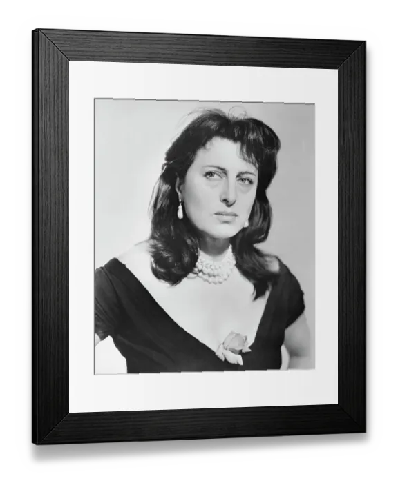 Framed Print : Anna Magnani In Publicity Photo Framed Print : Anna Magnani In Publicity Photo