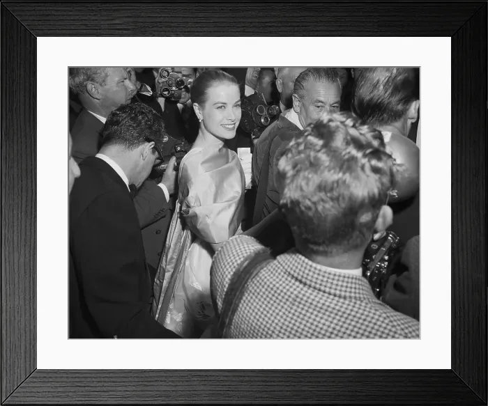 Framed Print : Grace Kelly Attending the Academy Awards Framed Print : Grace Kelly Attending the Academy Awards