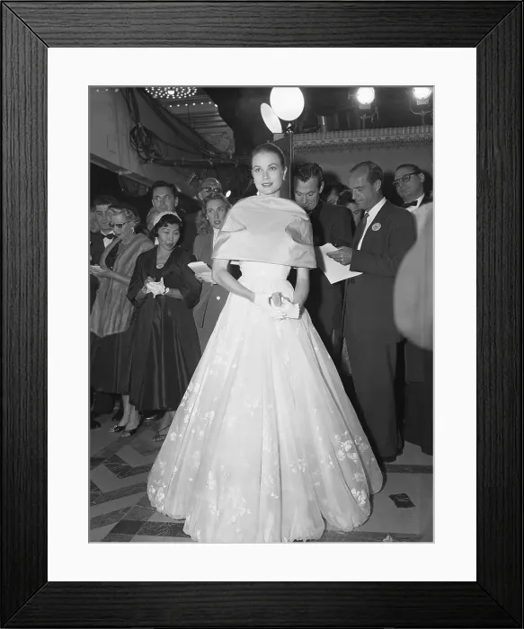 Framed Print : Grace Kelly Makes Last Public Appearance