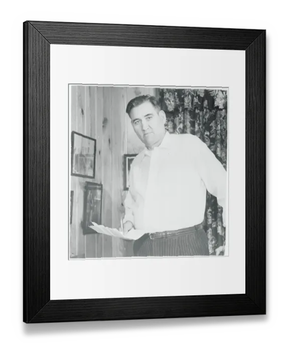 Framed Print : Portrait of Governor James E. Folsom Framed Print : Portrait of Governor James E. Folsom