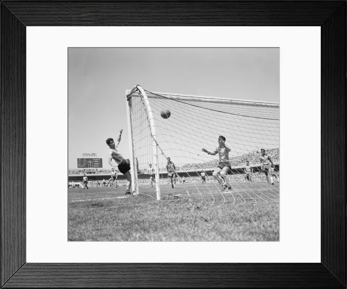 Framed Print : Sivori Scoring a Goal Framed Print : Sivori Scoring a Goal