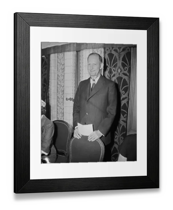 Framed Print : Portrait of C Douglas Dillon Framed Print : Portrait of C Douglas Dillon