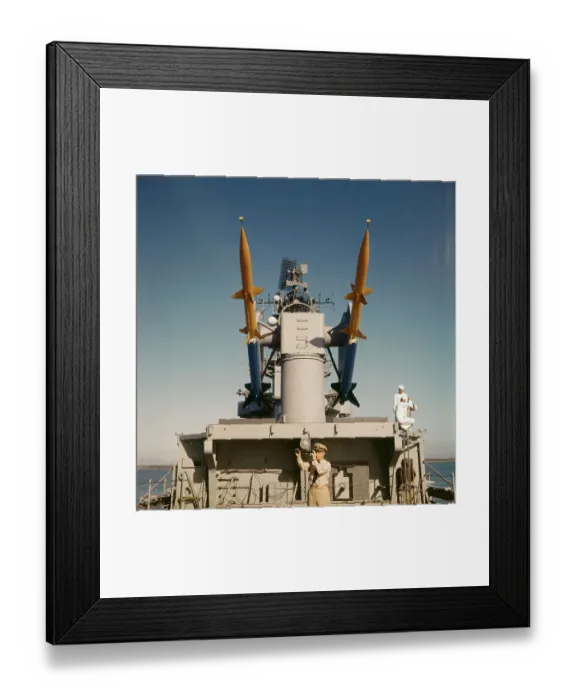 Framed Print : Firing of Missiles Framed Print : Firing of Missiles