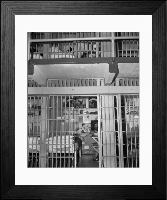 Framed Print : Interior View of a Prison cell Framed Print : Interior View of a Prison cell