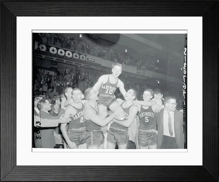 Framed Print : Teammates Carrying Larry Blades Framed Print : Teammates Carrying Larry Blades