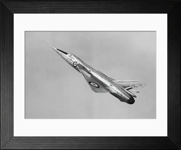 Framed Print : A Fairey Delta Aircraft in Flight Framed Print : A Fairey Delta Aircraft in Flight