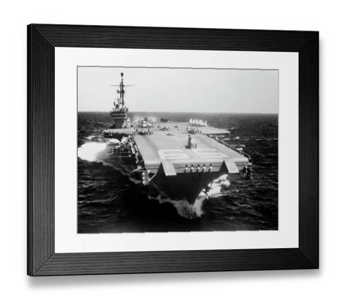 Framed Print : Exterior View of an Aircraft Carrier Framed Print : Exterior View of an Aircraft Carrier