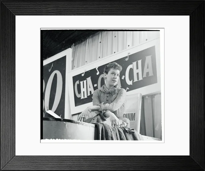 Framed Print : Patrice Munsel Taking a Break From Operatic Practicing Framed Print : Patrice Munsel Taking a Break From Operatic Practicing