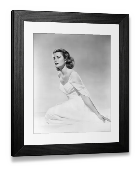 Framed Print : Grace Kelly in Evening Gown Framed Print : Grace Kelly in Evening Gown