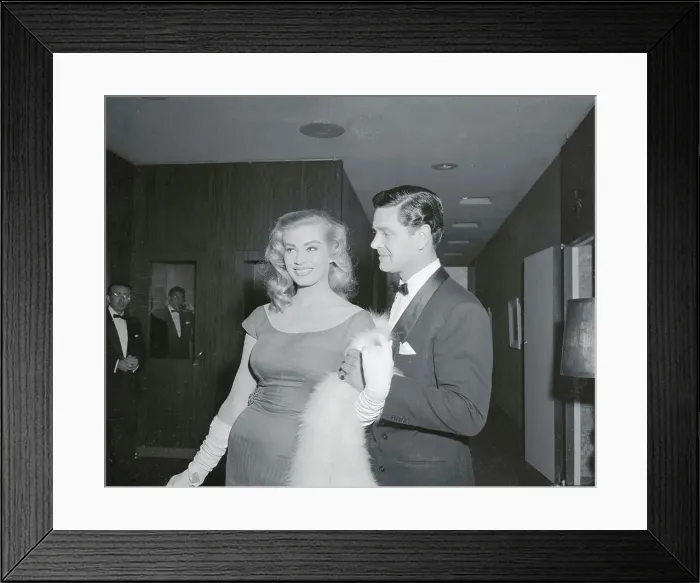 Framed Print : Anita Ekberg and British Steele Framed Print : Anita Ekberg and British Steele