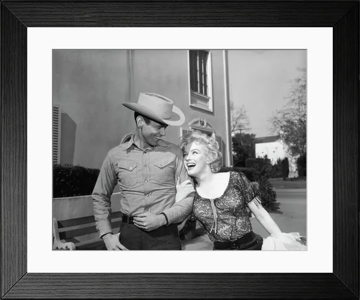 Framed Print : Don Murray and Marilyn Monroe Framed Print : Don Murray and Marilyn Monroe