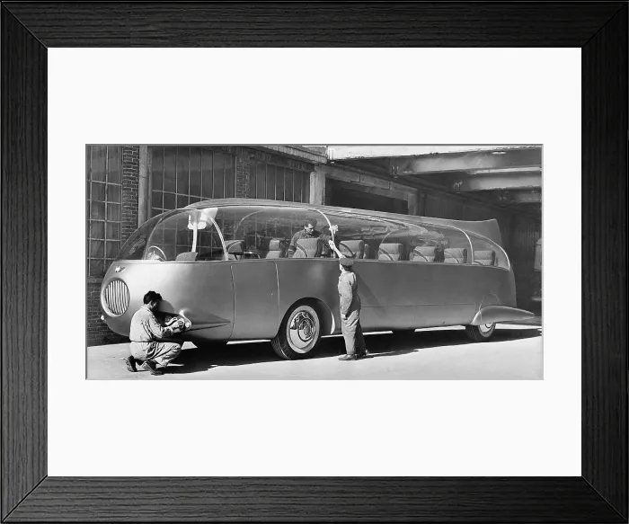 Framed Print : Plastic Passenger Bus Framed Print : Plastic Passenger Bus